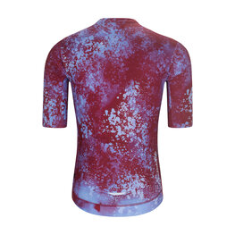 HOLOKOLO Cyklistický dres s krátkym rukávom - RUSTLE - bordová