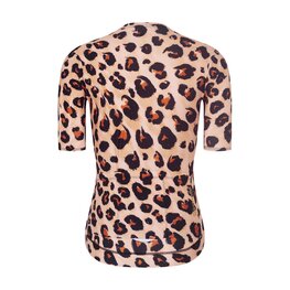 RIVANELLE Cyklistický dres s krátkym rukávom - WILDCAT II - béžová/čierna