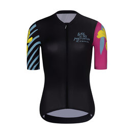RIVANELLE Cyklistický dres s krátkym rukávom - MEDITATION - čierna/ružová