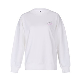 RIVANELLE mikina - LETS GO GIRL - biela/viacfarebná