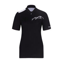 RIVANELLE Cyklistický dres s krátkym rukávom - ADVENTURE - čierna