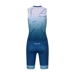 RIVANELLE Cyklistická kombinéza - SNIPP - biela/tyrkysová