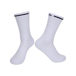 RIVANELLE Cyklistické ponožky klasické - VELON - biela