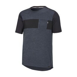 IXS Cyklistický dres s krátkym rukávom - KIDS FLOW X - čierna