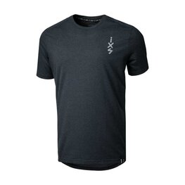 IXS Cyklistické tričko s krátkym rukávom - FLOW 1.0 TECH TEE - čierna