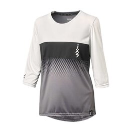 IXS dres s 3/4 rukávom - CARVE 1.0 W - biela/šedá