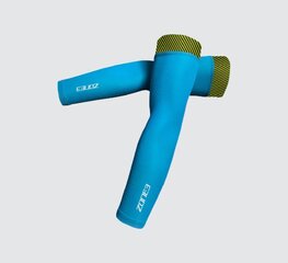 ZONE3 Cyklistické návleky na ruky - AERO - modrá