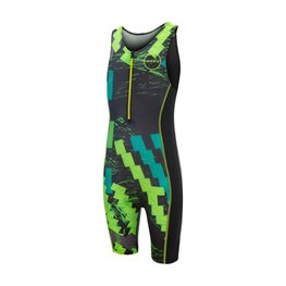 ZONE3 Cyklistická kombinéza - ADVENTURE TRISUIT - čierna