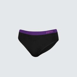 ZONE3 nohavičky - SEAMLESS BRIEFS - čierna