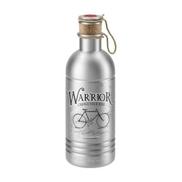 ELITE Cyklistická fľaša na vodu - VINTAGE ALU 600 - strieborná