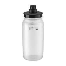 ELITE Cyklistická fľaša na vodu - FLY TEX 550 ml - transparentná