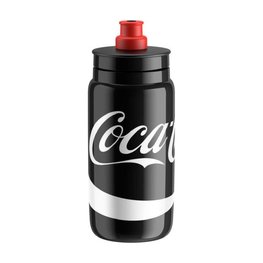 ELITE Cyklistická fľaša na vodu - FLY 550 COCA COLA - čierna