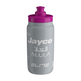 ELITE Cyklistická fľaša na vodu - FLY TEAM JAYCO ALULA 550 - šedá/fialová