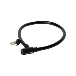 LONGUS zámok na bicykel - KLASIK 6/650mm - čierna