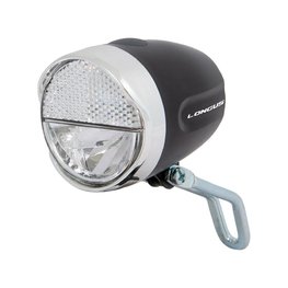 LONGUS predné svetlo - FRONT 1W - čierna