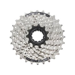 SHIMANO kazeta - CASSETTE HG41 7 11-28 - strieborná/čierna