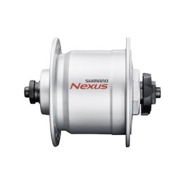 SHIMANO predný náboj s dynamom - DHC3000 32 - strieborná