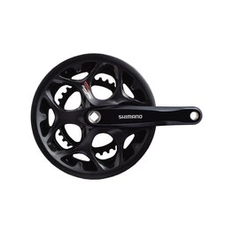 SHIMANO kľuky s prevodníkom - TOURNEY A070 170mm 50/34 - čierna
