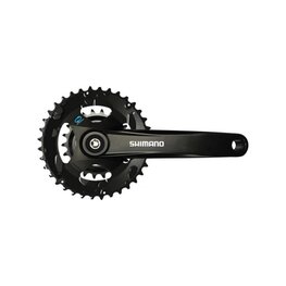 SHIMANO kľuky s prevodníkom - ALTUS 175mm 36/22 - čierna