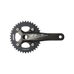 SHIMANO kľuky s prevodníkom - ZEE M640 165mm - čierna