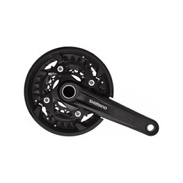 SHIMANO kľuky s prevodníkom - MT500 175mm 40/30/22 - čierna