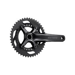 SHIMANO kľuky s prevodníkom - GRX RX600 175mm 46/30 - čierna