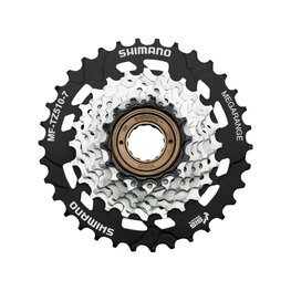 SHIMANO viackoliečko - TZ510 7 MEGA RANGE - strieborná/čierna
