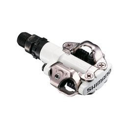 SHIMANO pedále - PEDALS M520 - strieborná
