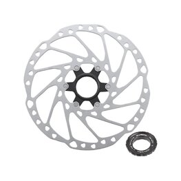 SHIMANO brzdový kotúč - DEORE RT64 203mm - strieborná