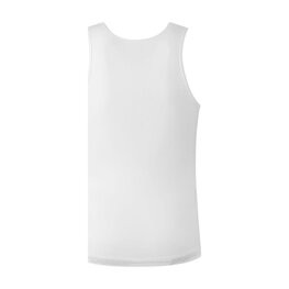 SHIMANO Cyklistické tričko bez rukávov - VERTEX SL - biela