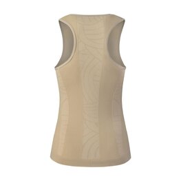 SHIMANO Cyklistické tričko bez rukávov - VERTEX SL - béžová