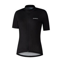 SHIMANO Cyklistický dres s krátkym rukávom - ELEMENT - čierna