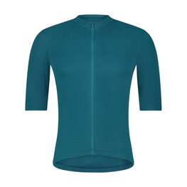 SHIMANO Cyklistický dres s krátkym rukávom - ELEMENTO - tyrkysová