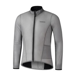 SHIMANO Cyklistická vetruodolná bunda - BEAUFORT WINDBREAKER LIGHT - šedá