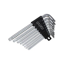 PRO sada kľúčov - WRENCH SET T10/T15/T25/T30/T40/T45/T50 - čierna