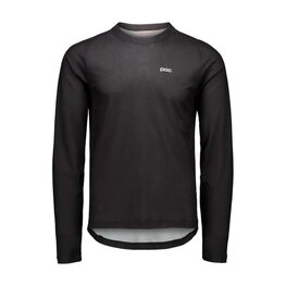 POC Cyklistický dres s dlhým rukávom letný - MOTION AIR L/S - čierna