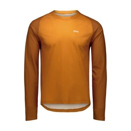 POC Cyklistický dres s dlhým rukávom letný - MOTION AIR L/S - hnedá