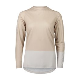 POC Cyklistický dres s dlhým rukávom letný - MTB PURE - béžová/šedá