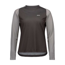POC Cyklistický dres s dlhým rukávom letný - MOTION AIR L/S - šedá