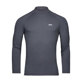 POC Cyklistické tričko s dlhým rukávom - MOCK NECK JERSEY - šedá