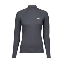 POC Cyklistické tričko s dlhým rukávom - MOCK NECK JERSEY W - šedá