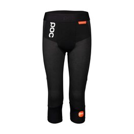 POC Cyklistické spodky - RESISTANCE LAYER TIGHTS JR - čierna/oranžová
