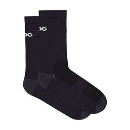 POC Cyklistické ponožky klasické - CADENCE ROAD LONG SOCKS - čierna