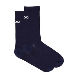 POC Cyklistické ponožky klasické - CADENCE ROAD LONG SOCKS - modrá
