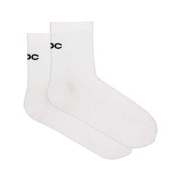 POC Cyklistické ponožky členkové - CADENCE ROAD SHORT SOCKS - biela