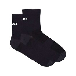 POC Cyklistické ponožky členkové - CADENCE ROAD SHORT SOCKS - čierna