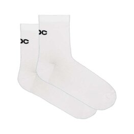 POC Cyklistické ponožky klasické - CADENCE ROAD AIR SOCKS - biela