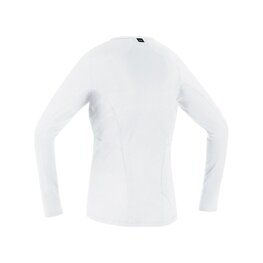 GORE Cyklistické tričko s dlhým rukávom - BASE LAYER - biela