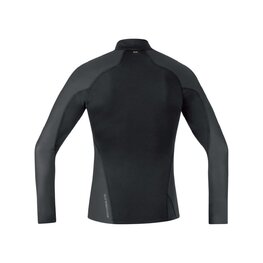 GORE Cyklistické tričko s dlhým rukávom - M GWS BL THERMO TURTLENECK - čierna