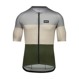 GORE Cyklistický dres s krátkym rukávom - SPIRIT STRIPES - svetlo modrá/zelená